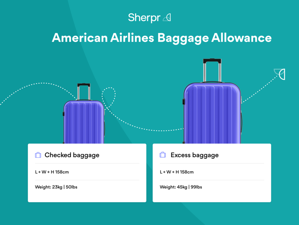 American Airline Baggage Allowance Airlines Sherpr